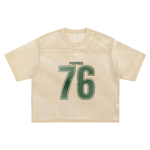 Boxy Mesh Jersey