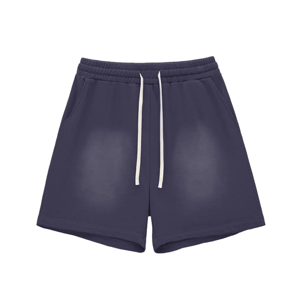 Baggy Cotton Faded Shorts