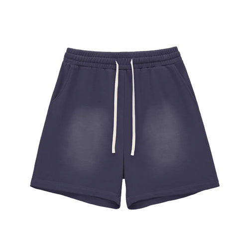 Baggy Cotton Faded Shorts