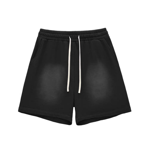 Baggy Cotton Faded Shorts