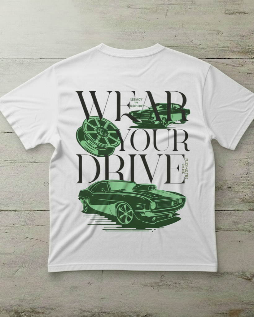 Oversized Performance Driven Graphic Tee