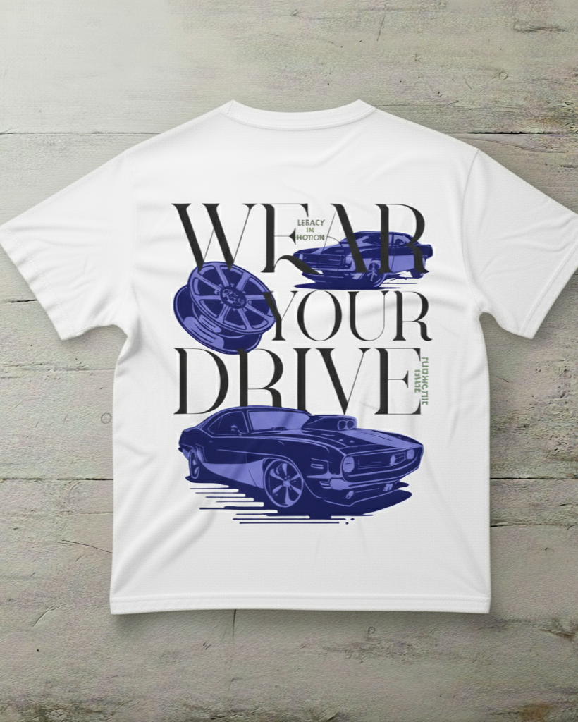 Oversized Performance Driven Graphic Tee